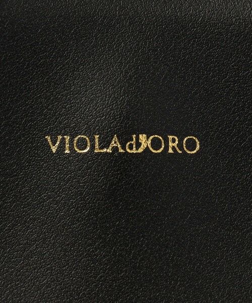 TOMORROWLAND / トゥモローランド ハンドバッグ | VIOLAd'ORO SANDRO ラフィア レザーコンビ ハンドバッグ | 詳細8