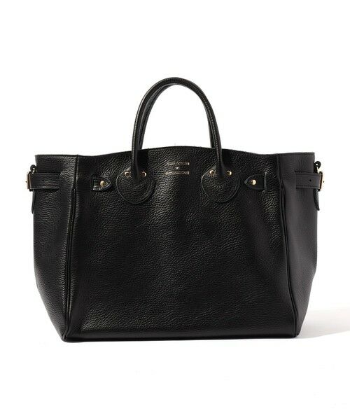 TOMORROWLAND / トゥモローランド トートバッグ | YOUNG & OLSEN EMBOSSED LEATHER BELTED バッグ（19 ブラック）