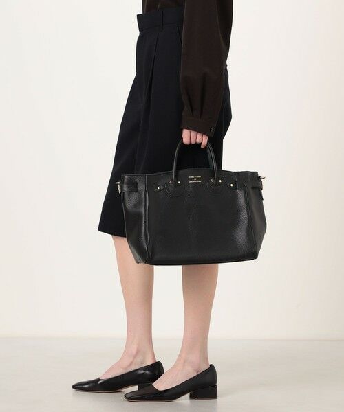 TOMORROWLAND / トゥモローランド トートバッグ | YOUNG & OLSEN EMBOSSED LEATHER BELTED バッグ | 詳細1