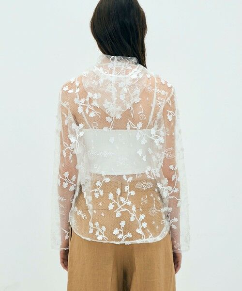 TOMORROWLAND / トゥモローランド シャツ・ブラウス | edition pourell トリコット エンブロイダリートップス | 詳細4