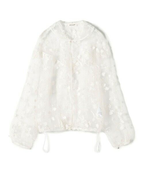 TOMORROWLAND / トゥモローランド シャツ・ブラウス | edition pourell トリコット エンブロイダリーブラウス（11 ホワイト）
