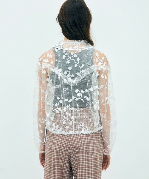 TOMORROWLAND / トゥモローランド シャツ・ブラウス | edition pourell トリコット エンブロイダリーブラウス | 詳細4
