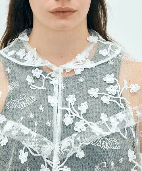 TOMORROWLAND / トゥモローランド シャツ・ブラウス | edition pourell トリコット エンブロイダリーブラウス | 詳細5