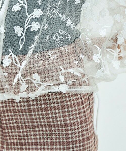 TOMORROWLAND / トゥモローランド シャツ・ブラウス | edition pourell トリコット エンブロイダリーブラウス | 詳細7