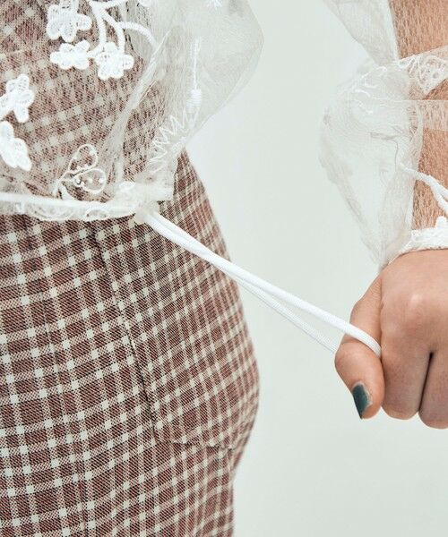 TOMORROWLAND / トゥモローランド シャツ・ブラウス | edition pourell トリコット エンブロイダリーブラウス | 詳細8