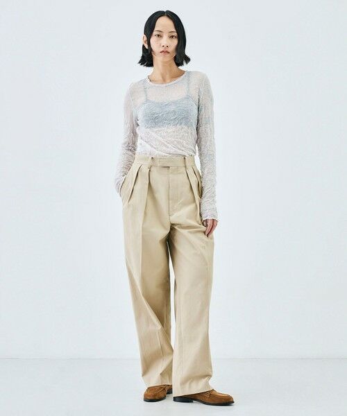 TOMORROWLAND / トゥモローランド ニット・セーター | プリーツニット プルオーバー | 詳細1