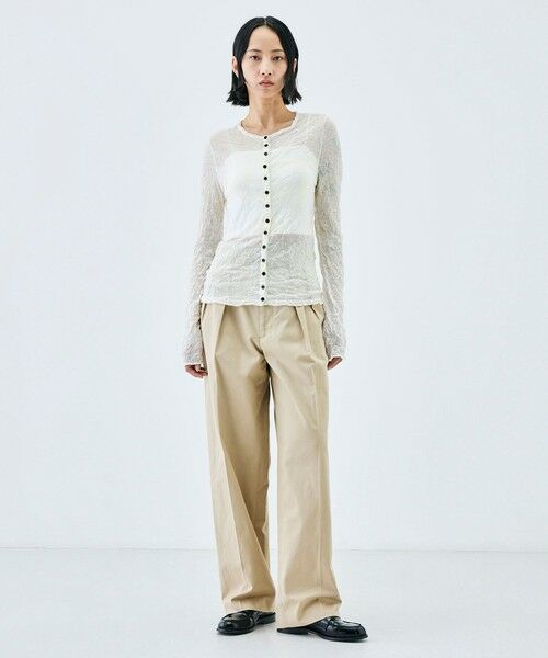 TOMORROWLAND / トゥモローランド カーディガン・ボレロ | プリーツニット カーディガン | 詳細1