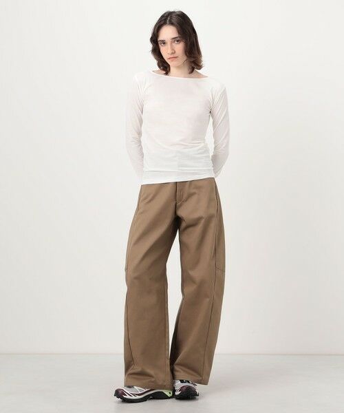 TOMORROWLAND / トゥモローランド Tシャツ | コットンストレッチ プルオーバー | 詳細1