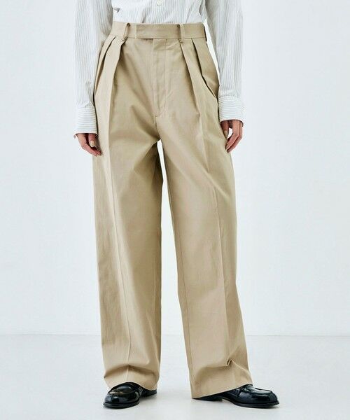 TOMORROWLAND / トゥモローランド チノ・ワークパンツ | コットンライトチノ ピーチパンツ | 詳細2