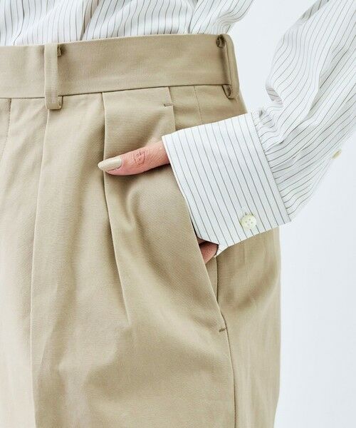 TOMORROWLAND / トゥモローランド チノ・ワークパンツ | コットンライトチノ ピーチパンツ | 詳細7