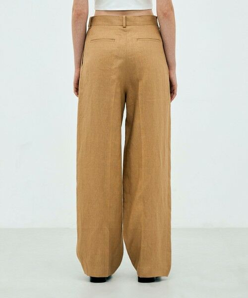 TOMORROWLAND / トゥモローランド その他パンツ | edition pourell リネン タックパンツ | 詳細4