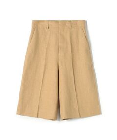 TOMORROWLAND / トゥモローランド ショート・ハーフ・半端丈パンツ | edition pourell リネン タックショートパンツ