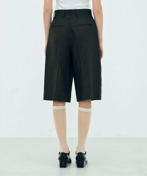 TOMORROWLAND / トゥモローランド ショート・ハーフ・半端丈パンツ | edition pourell リネン タックショートパンツ | 詳細4