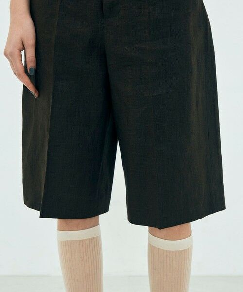 TOMORROWLAND / トゥモローランド ショート・ハーフ・半端丈パンツ | edition pourell リネン タックショートパンツ | 詳細8