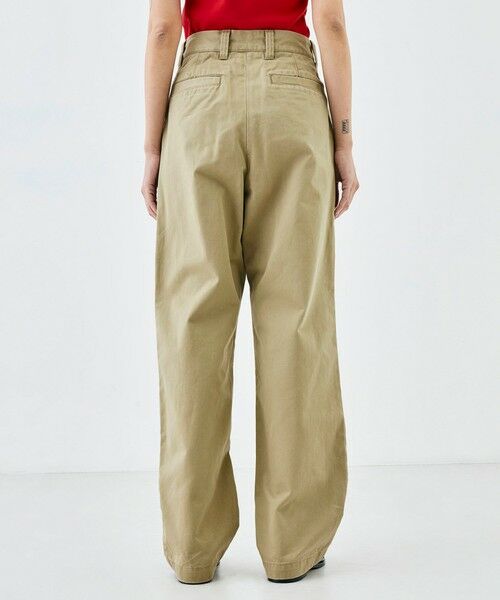 TOMORROWLAND / トゥモローランド チノ・ワークパンツ | ミリタリーチノ タックパンツ | 詳細4