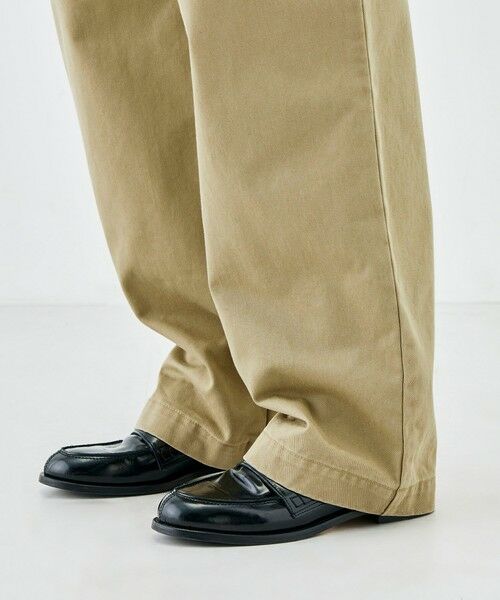 TOMORROWLAND / トゥモローランド チノ・ワークパンツ | ミリタリーチノ タックパンツ | 詳細8