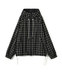 TOMORROWLAND / トゥモローランド ブルゾン | edition pourell Super 120'sトロチェック フーデットブルゾン