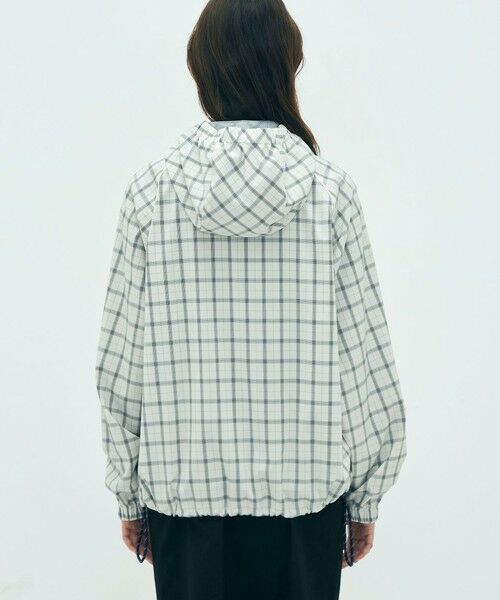 TOMORROWLAND / トゥモローランド ブルゾン | edition pourell Super 120'sトロチェック フーデットブルゾン | 詳細5