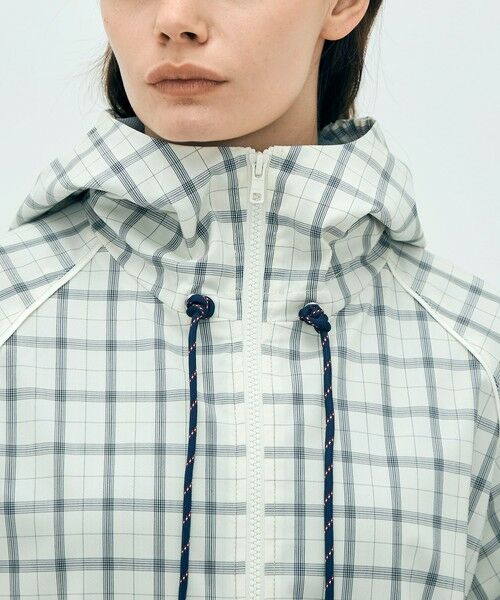 TOMORROWLAND / トゥモローランド ブルゾン | edition pourell Super 120'sトロチェック フーデットブルゾン | 詳細7