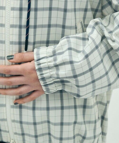 TOMORROWLAND / トゥモローランド ブルゾン | edition pourell Super 120'sトロチェック フーデットブルゾン | 詳細8