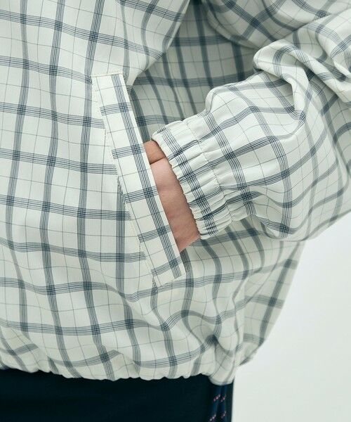 TOMORROWLAND / トゥモローランド ブルゾン | edition pourell Super 120'sトロチェック フーデットブルゾン | 詳細9