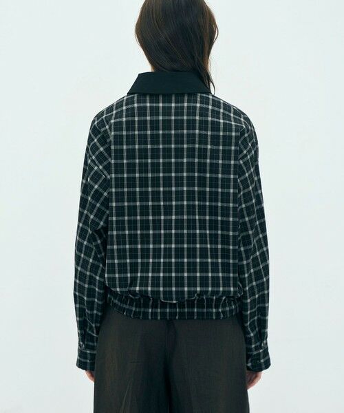 TOMORROWLAND / トゥモローランド ブルゾン | edition pourell Super 120'sトロチェック コットンカラーブルゾン | 詳細4