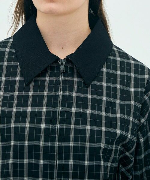 TOMORROWLAND / トゥモローランド ブルゾン | edition pourell Super 120'sトロチェック コットンカラーブルゾン | 詳細6