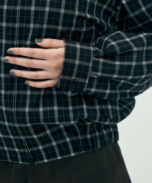 TOMORROWLAND / トゥモローランド ブルゾン | edition pourell Super 120'sトロチェック コットンカラーブルゾン | 詳細7