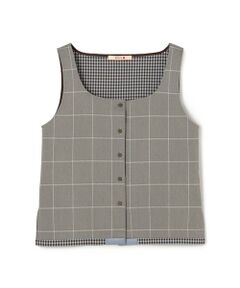 TOMORROWLAND / トゥモローランド ベスト | ダブルフェイスチェック ベスト