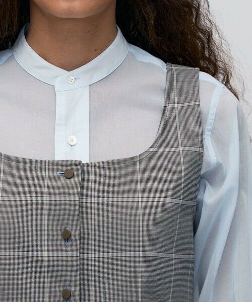 TOMORROWLAND / トゥモローランド ベスト | ダブルフェイスチェック ベスト | 詳細5