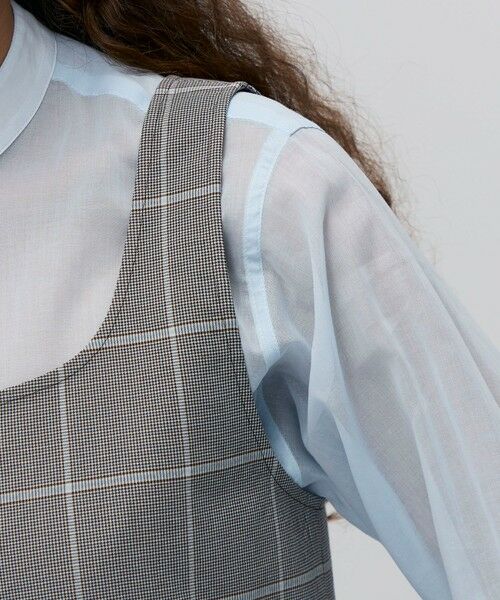 TOMORROWLAND / トゥモローランド ベスト | ダブルフェイスチェック ベスト | 詳細6