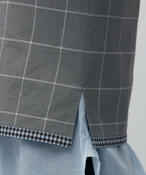 TOMORROWLAND / トゥモローランド ベスト | ダブルフェイスチェック ベスト | 詳細8