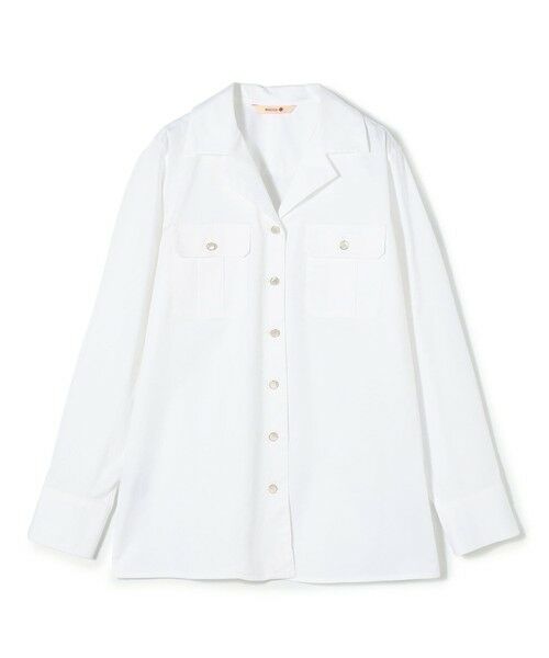 TOMORROWLAND / トゥモローランド シャツ・ブラウス | コットンブロード オープンカラーシャツ(11 ホワイト)