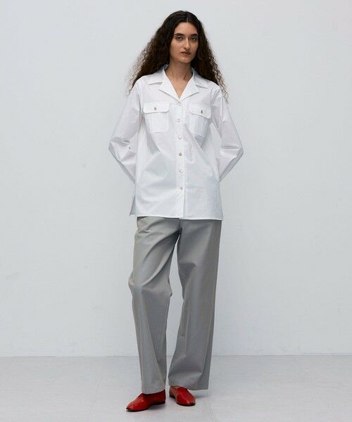 TOMORROWLAND / トゥモローランド シャツ・ブラウス | コットンブロード オープンカラーシャツ | 詳細1