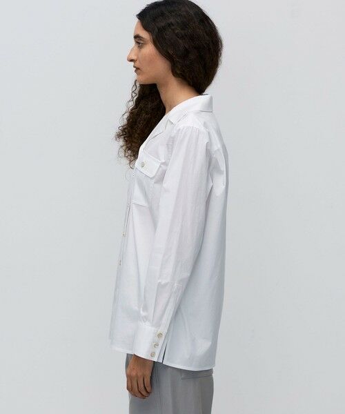 TOMORROWLAND / トゥモローランド シャツ・ブラウス | コットンブロード オープンカラーシャツ | 詳細3