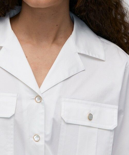 TOMORROWLAND / トゥモローランド シャツ・ブラウス | コットンブロード オープンカラーシャツ | 詳細5
