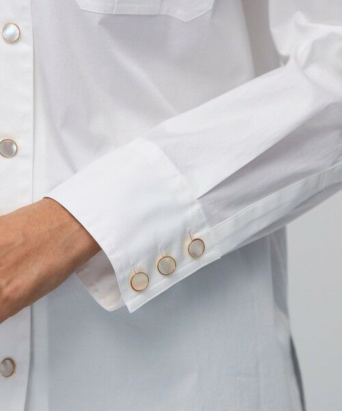 TOMORROWLAND / トゥモローランド シャツ・ブラウス | コットンブロード オープンカラーシャツ | 詳細7