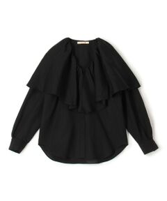 TOMORROWLAND / トゥモローランド シャツ・ブラウス | 【WEB先行予約】リネンローン ラッフルカラーシャツ