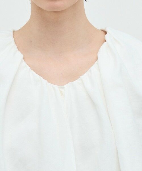 TOMORROWLAND / トゥモローランド シャツ・ブラウス | 【WEB先行予約】リネンローン ラッフルカラーシャツ | 詳細5