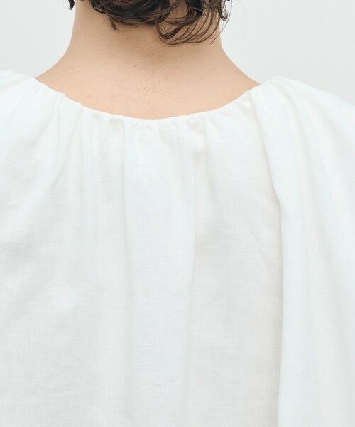 TOMORROWLAND / トゥモローランド シャツ・ブラウス | 【WEB先行予約】リネンローン ラッフルカラーシャツ | 詳細6