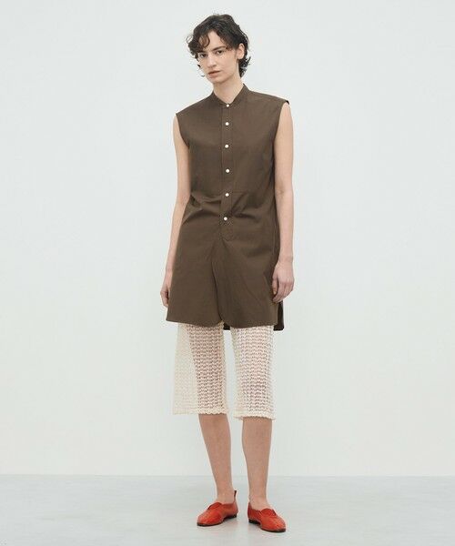 TOMORROWLAND / トゥモローランド シャツ・ブラウス | 【WEB先行予約】コットンタイプライター バンドカラーシャツ | 詳細1