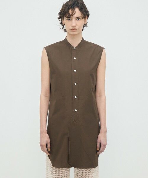 TOMORROWLAND / トゥモローランド シャツ・ブラウス | 【WEB先行予約】コットンタイプライター バンドカラーシャツ | 詳細2