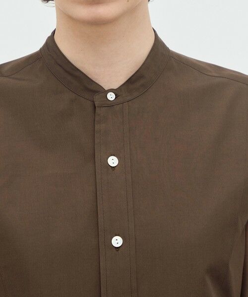 TOMORROWLAND / トゥモローランド シャツ・ブラウス | 【WEB先行予約】コットンタイプライター バンドカラーシャツ | 詳細5