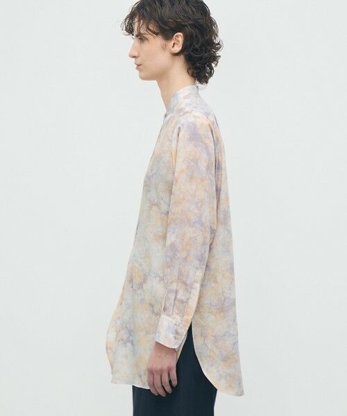 TOMORROWLAND / トゥモローランド シャツ・ブラウス | 【WEB先行予約】キュプラシルク バンドカラーコンビシャツ | 詳細3