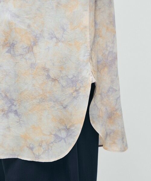 TOMORROWLAND / トゥモローランド シャツ・ブラウス | 【WEB先行予約】キュプラシルク バンドカラーコンビシャツ | 詳細8