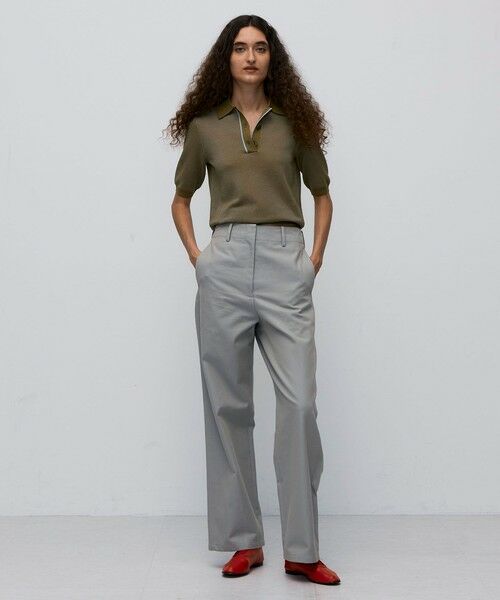 TOMORROWLAND / トゥモローランド ポロシャツ | ダブルカラーピケ ミニポロカラーハーフスリーブ | 詳細1