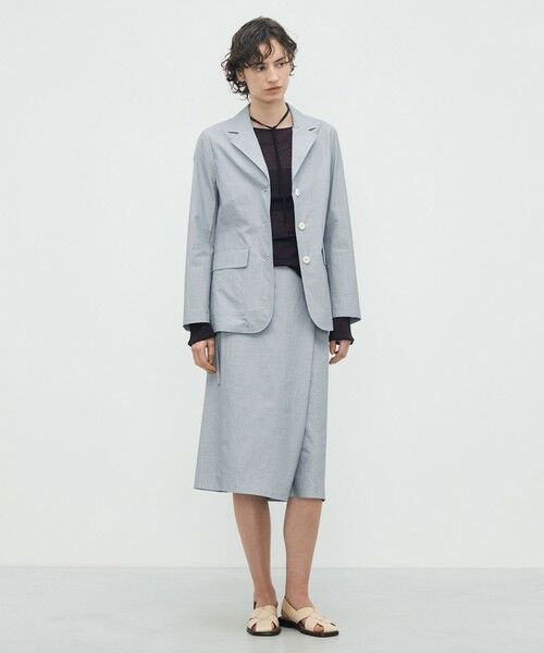 TOMORROWLAND / トゥモローランド ショート・ハーフ・半端丈パンツ | 【WEB先行予約】ヘアライン スカートライクタイショーツ | 詳細1