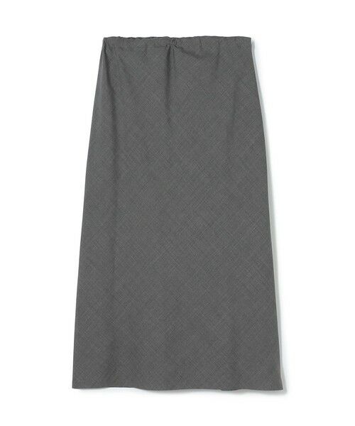 TOMORROWLAND / トゥモローランド ロング・マキシ丈スカート | ウールトロピカル ギャザースカート（15 グレー）