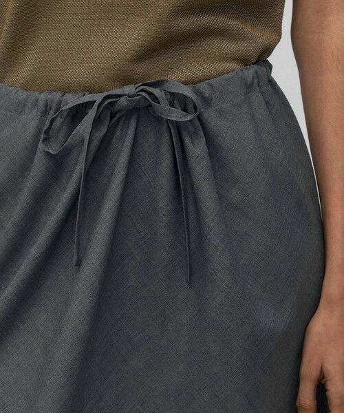 TOMORROWLAND / トゥモローランド ロング・マキシ丈スカート | ウールトロピカル ギャザースカート | 詳細5