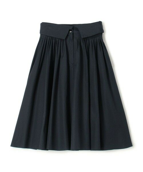 TOMORROWLAND / トゥモローランド ミニ・ひざ丈スカート | 【WEB先行予約】コットンタイプライター ウエストタックスカート（17 ダークグレー）